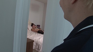 MILF Luci & Nerd Neal Bedroom Scene