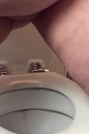 German goth BBW Abby Strange going for a pee