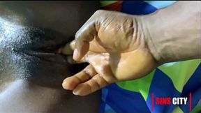 Petite African amateur gets fucked hard in doggystyle