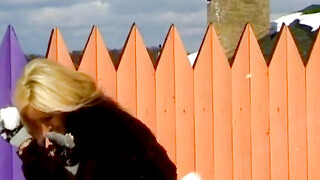 "Snow Bunnies Sweetie & Crystal - Outdoor Winter Lesbian Fun"