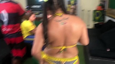 COPA DO MUNDO 2022 DEPOIS QUE O BRASIL GANHOU FUI METER COM A NOVINHA PARA COMEMORAR NO PELO