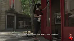 Hot animated GF gives deepthroat blowjob in class