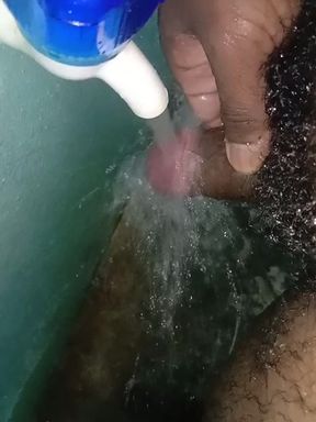 Mastrubation in bathroom