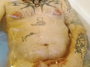 Play time in the bath. Raw and Unedited wide-screen in 4K. Touch me Daddy..