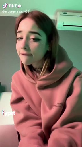 Amateur teen plays with her pussy in a private PMV edit for OnlyFans