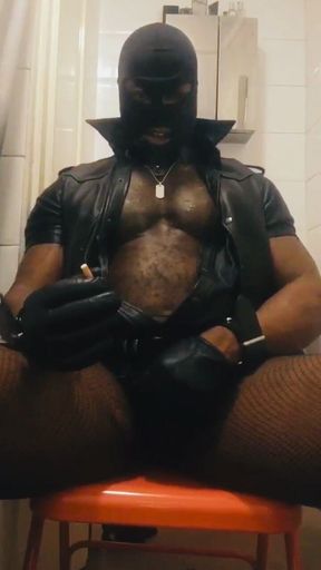 Leather Muscle Verbal Smoke Session