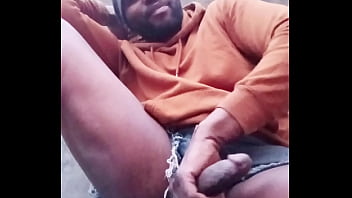 Busting a nut as the sun sets