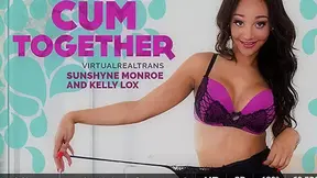 Kelli Lox,Sunshyne Monroe in Cum together - SexLikeReal Shemale