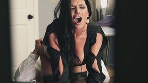 ”Titty mommy rimmed n screwed by coworker while hubby watches”