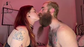 Kissing my dom