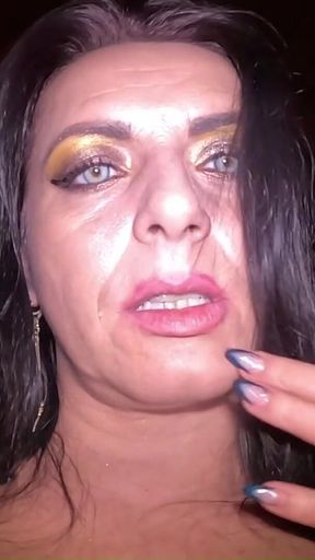 Obey My Tits - Vampire Gooning JOI with Leather & Sparkling Claws