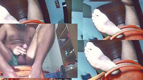 foot fetish - white socks, green undie and feet #footfetish - jun 23, 2025