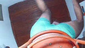 foot fetish - white socks, green undie and feet #footfetish - jun 23, 2025