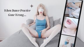 When Dance Practice Went Wrong....... Ballet Leotard With White Pantyhose 当舞蹈练习变了味