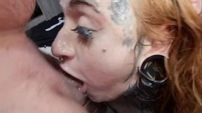 EXTREME !! PISS &amp_ GAGGING TRAINING Azura Alii mouth destroyed with piss [BONUS 2nd PART]