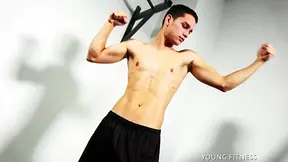 Young and fit hottie showcasing his great body