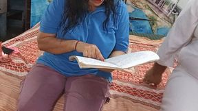 The desi girl was well fucked by the tutoring sir
