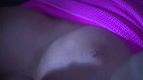 Busty MILF having lesbian sex with a hot 20 year old busty blonde model