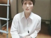 イケメン日本人のオナニー！最後は立ち上がって大量射精！002