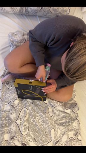 New Toy From a Fan for Me and My Erogenous G-spot