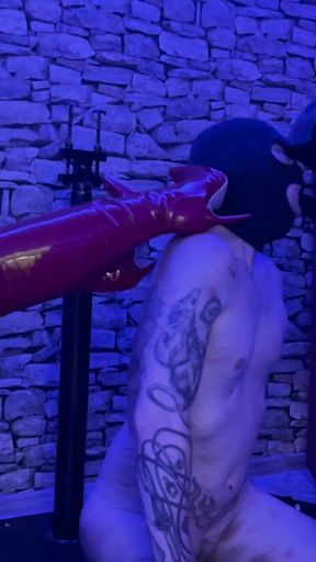 Hardcore Humiliating Mouthgag on Fingers, Hands and Boots