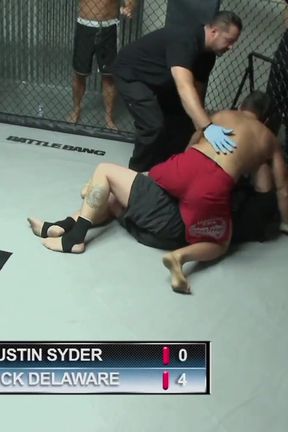 Gorgeous brunette beauty is getting plowed in the cage