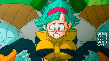Bulma Adventure 3 - Gallery Show [Dragon Ball Hentai game Parody] Ep.5 Zarbon rough anal creampie