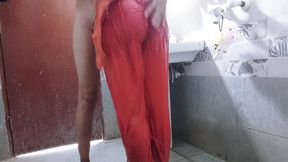 indian village step sister in law first time hard fucking jija in bathroom shawer