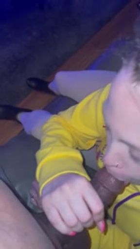 Blondes love to suck on BBC