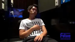 Johnny's–Type Model Debuts in Hot Gay Masturbation Scene  – Free Japanese Porn