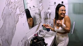 Behind the scenes of porn, little bitch giving ass