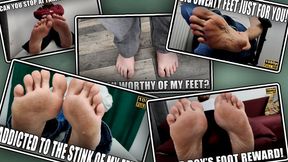 Foot Fetish Mega Pack 5 in 1 Vol 1 - Full HD 1080p - KingMarti
