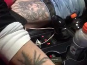 Jerking each other off on the highway for truckers