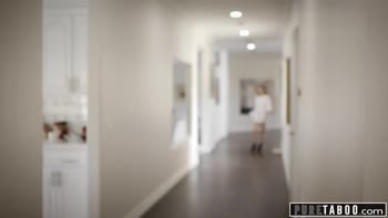Stepdad Steve Holmes Teaches Blonde Stepdaughter Riley Star a Lesson