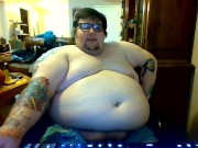 Fat Boy Webcam Jack Off on Underwear Shorts 🍰🩳