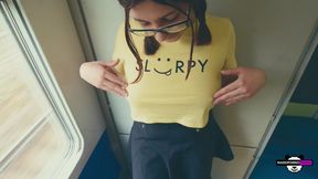 Masturbation on a train ride