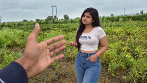 Komal was with the teacher for the exam but her mood changed.