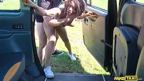 John In Ebony Beauty Twerks On Drivers Cock With Kiki Minaj