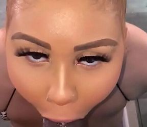 Ebony Slut Simone Richards Gives the Best Head