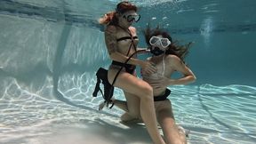 Two Girls One Scuba Tank