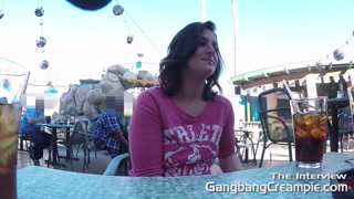 Fresh Amateur getting excited for her first Gangbang