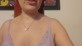 Amateur French Model teaches etiquette while undressing and moaning