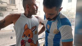 i have a new brazilian neighbor with a good cock in my building. he vibrated inside my ass very hard and cum