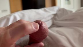 Playing with my pre-cum
