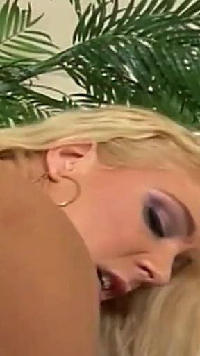 Chunky White Blonde Gets Banged by a Big Black Cock