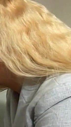 Chunky White Blonde Gets Banged by a Big Black Cock