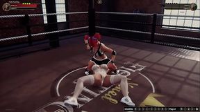 Polly Plaything VS Bunny Glamazon (Naked Fighter 3D)