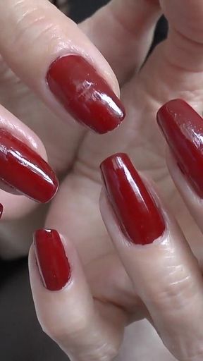 Beautiful Red Fingernails in Summer - Part 3, Lady Victoria Valente