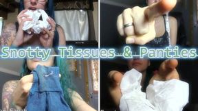Snotty Tissues and PANTIES! mp4