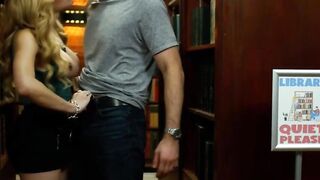 Big Boob Transgender Librarian Anal Threesome
